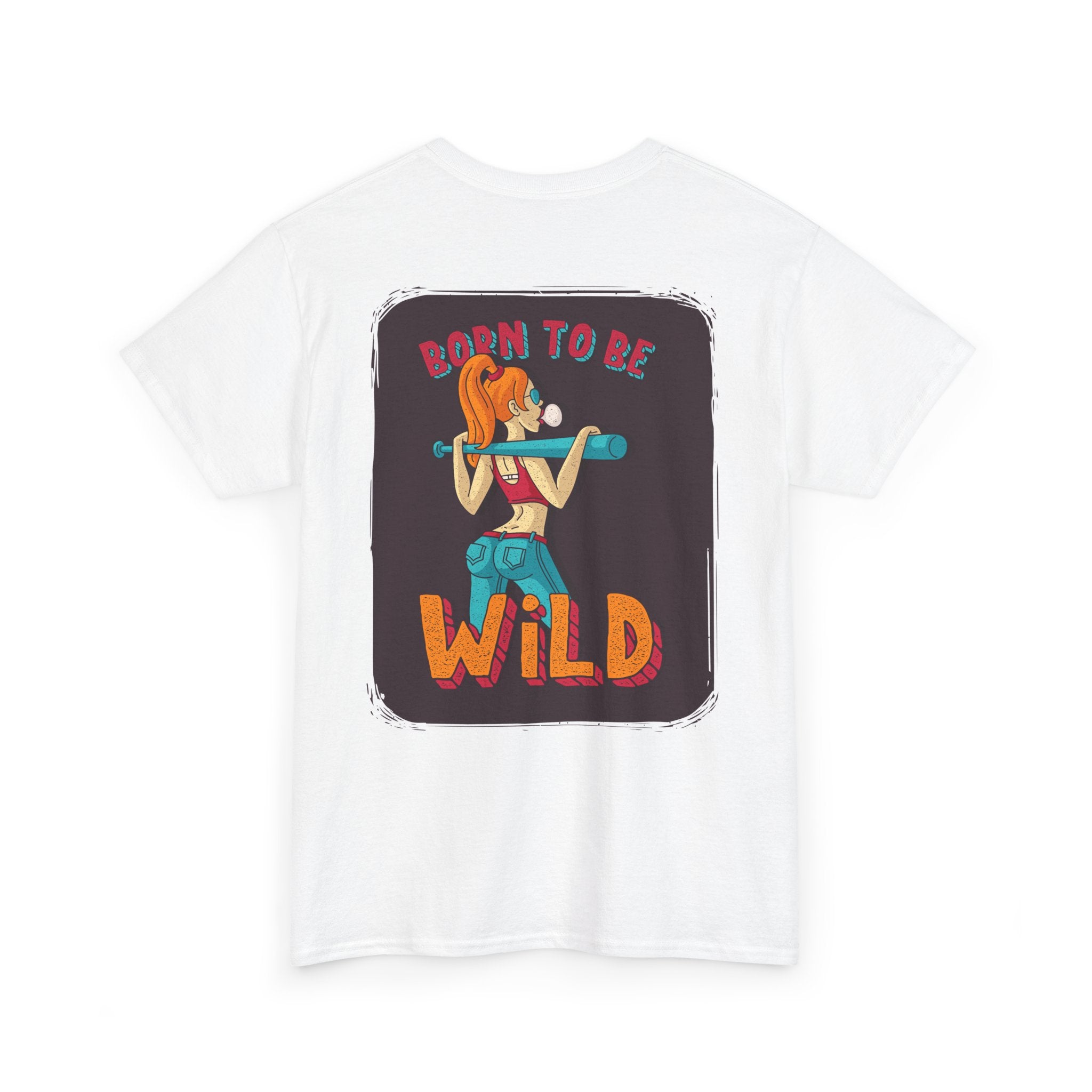 Born to Be Wild Tee — Retro Fitness Graphic T-Shirt