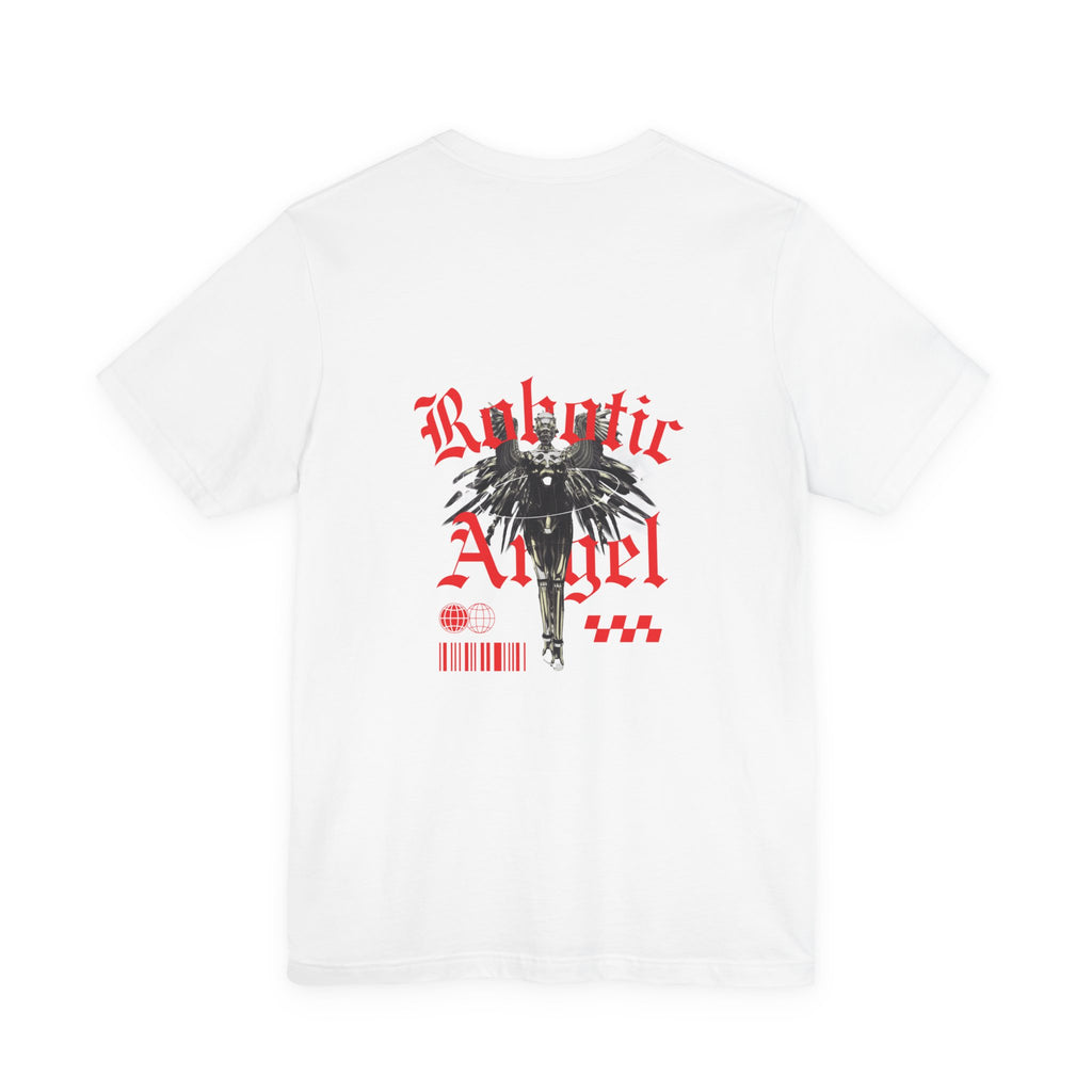 Rebel Angel Tee — 'Rebelotic Angel' Graphic Short Sleeve T-Shirt