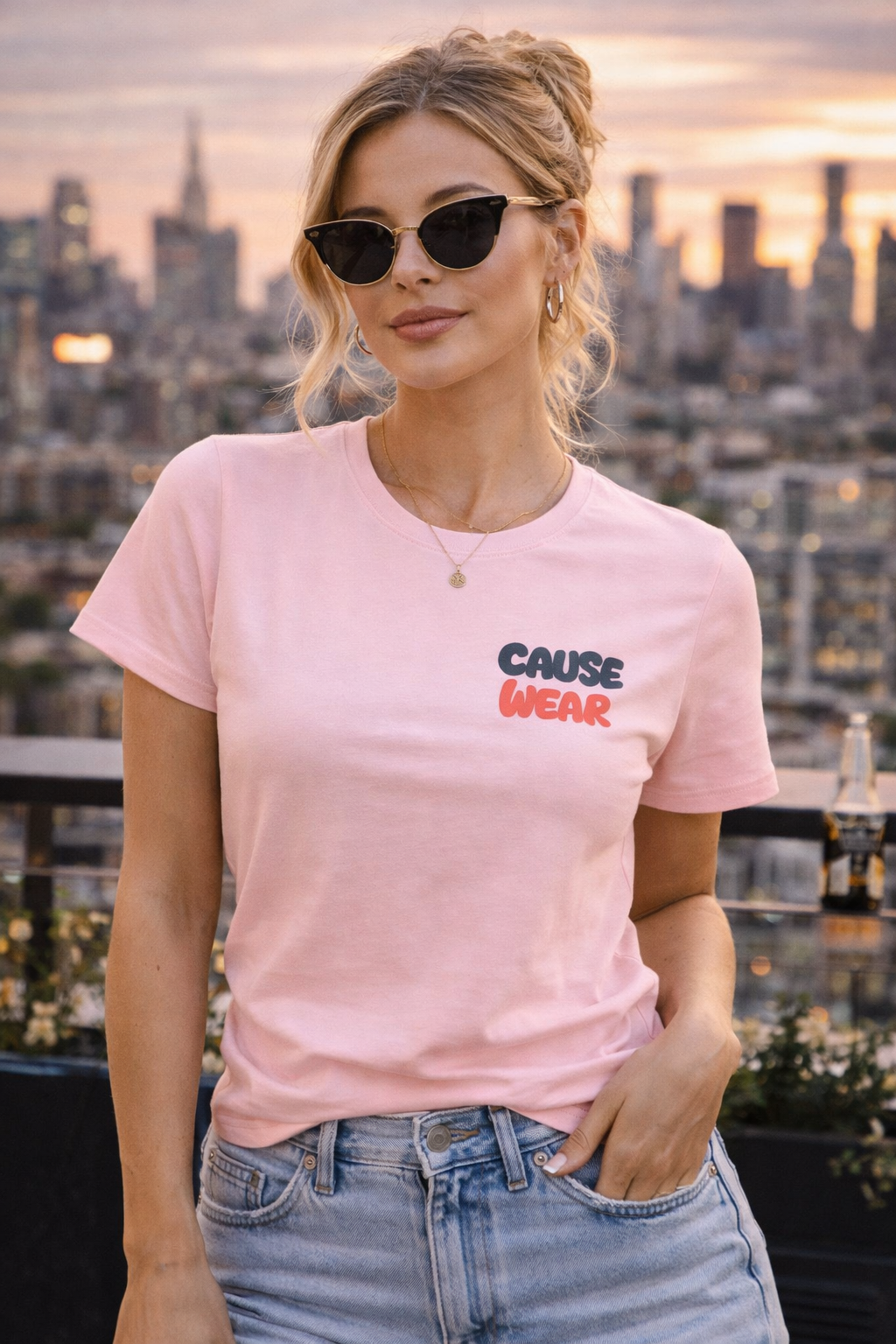 Born to Be Cool Women's Cotton Tee — Retro Pinup Graphic Shirt