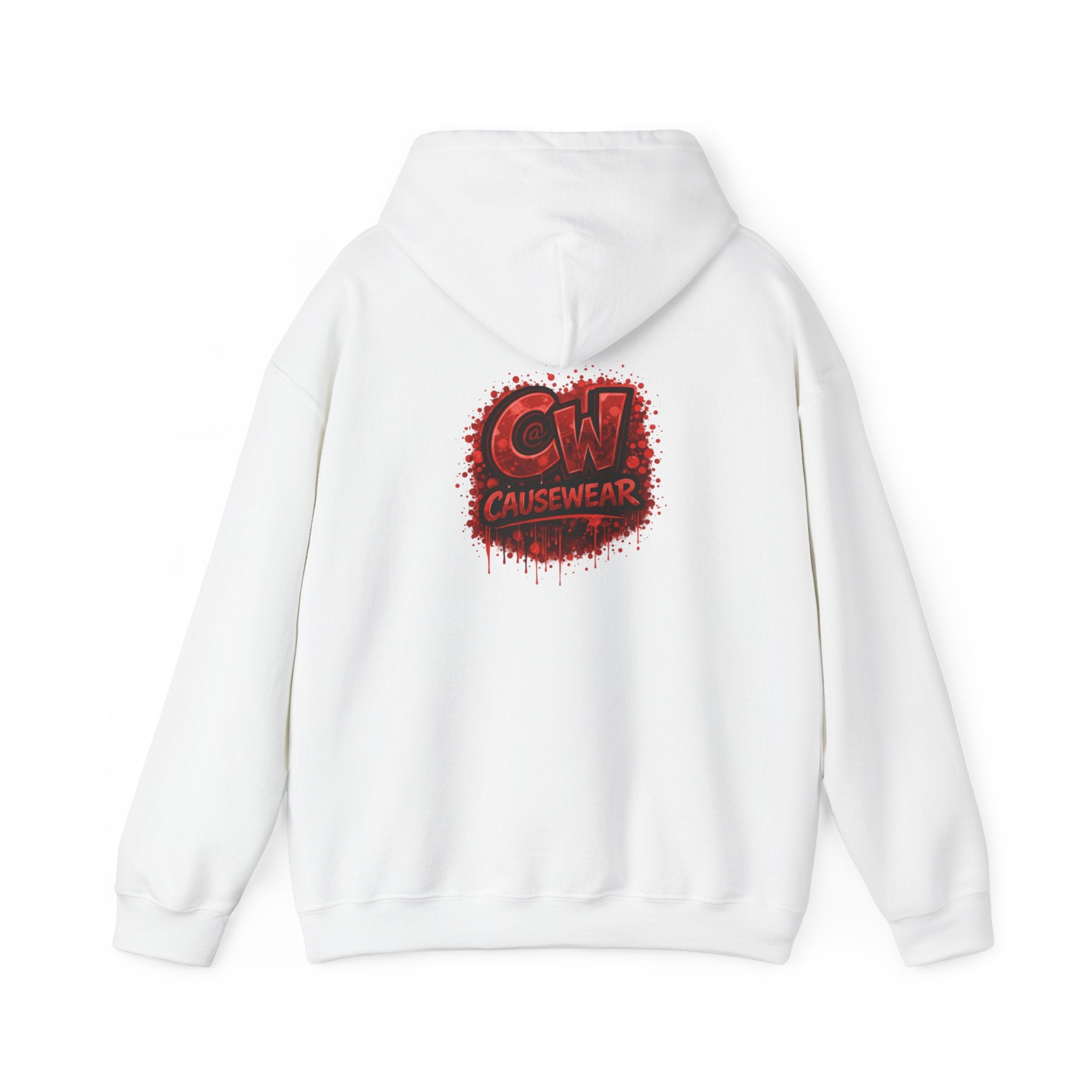 Hoodie — CW Cakewear Red Graffiti Logo Pullover