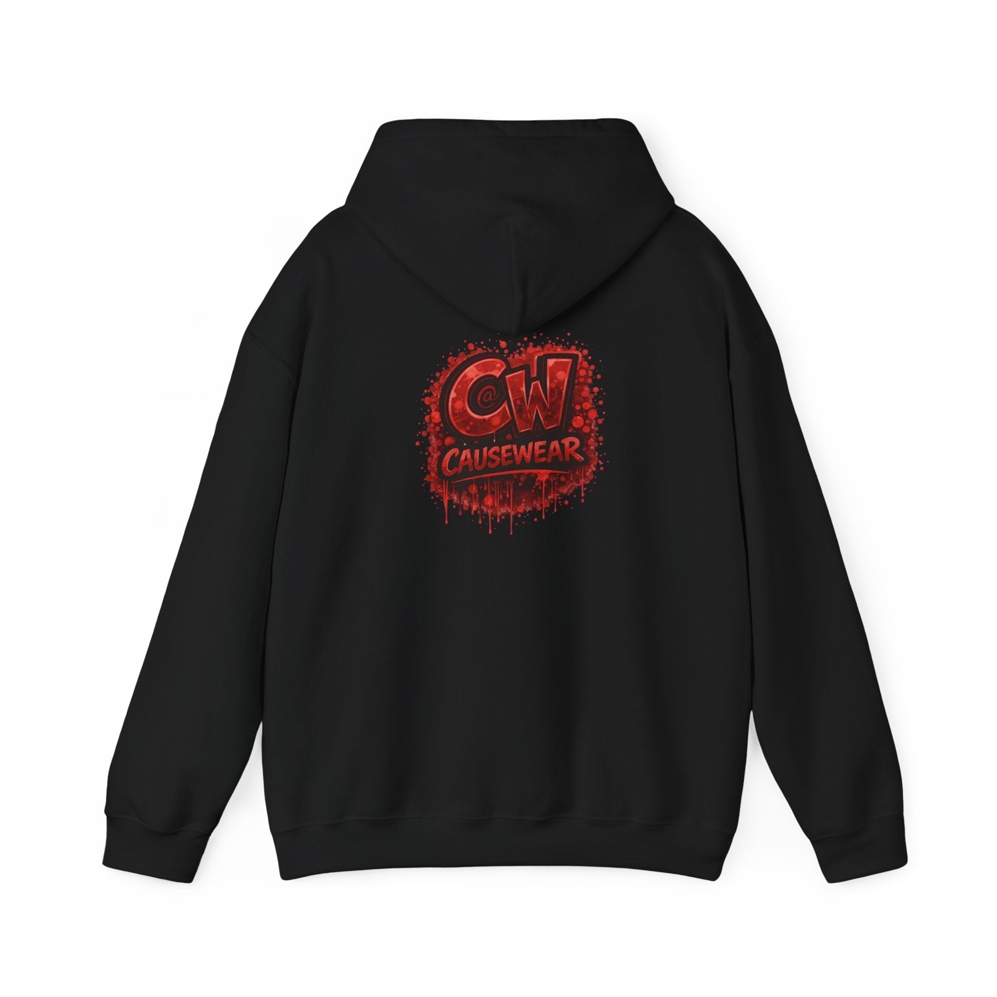 Hoodie — CW Cakewear Red Graffiti Logo Pullover