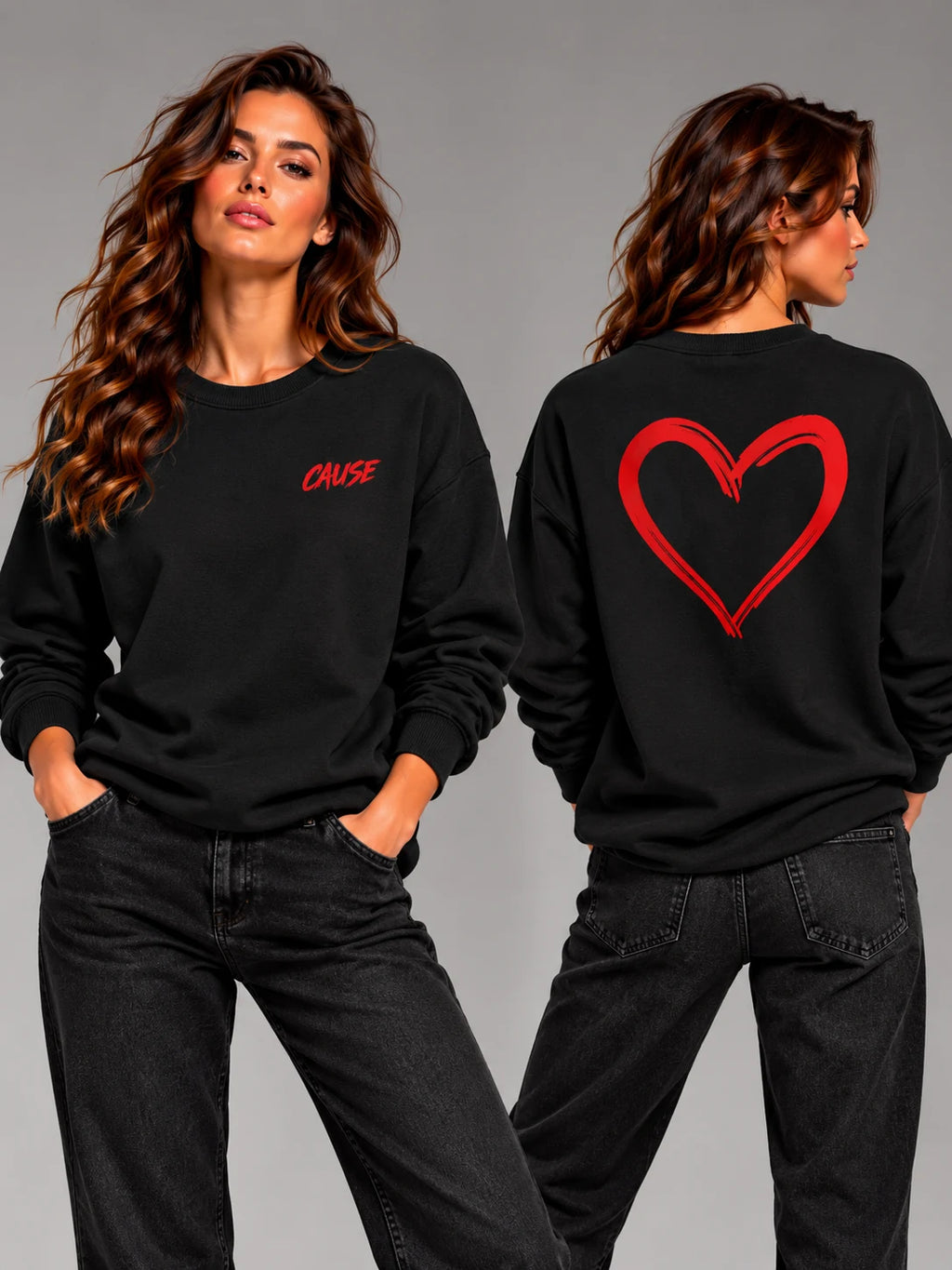 CAUSE HEART – Unisex Premium Sweatshirt