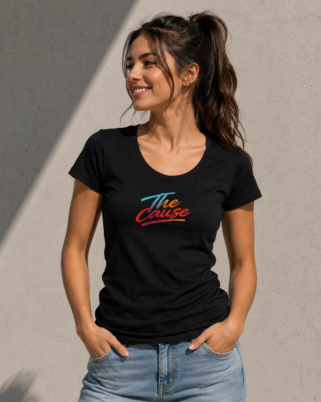 The Cause Script Tee – Women's Fitted
