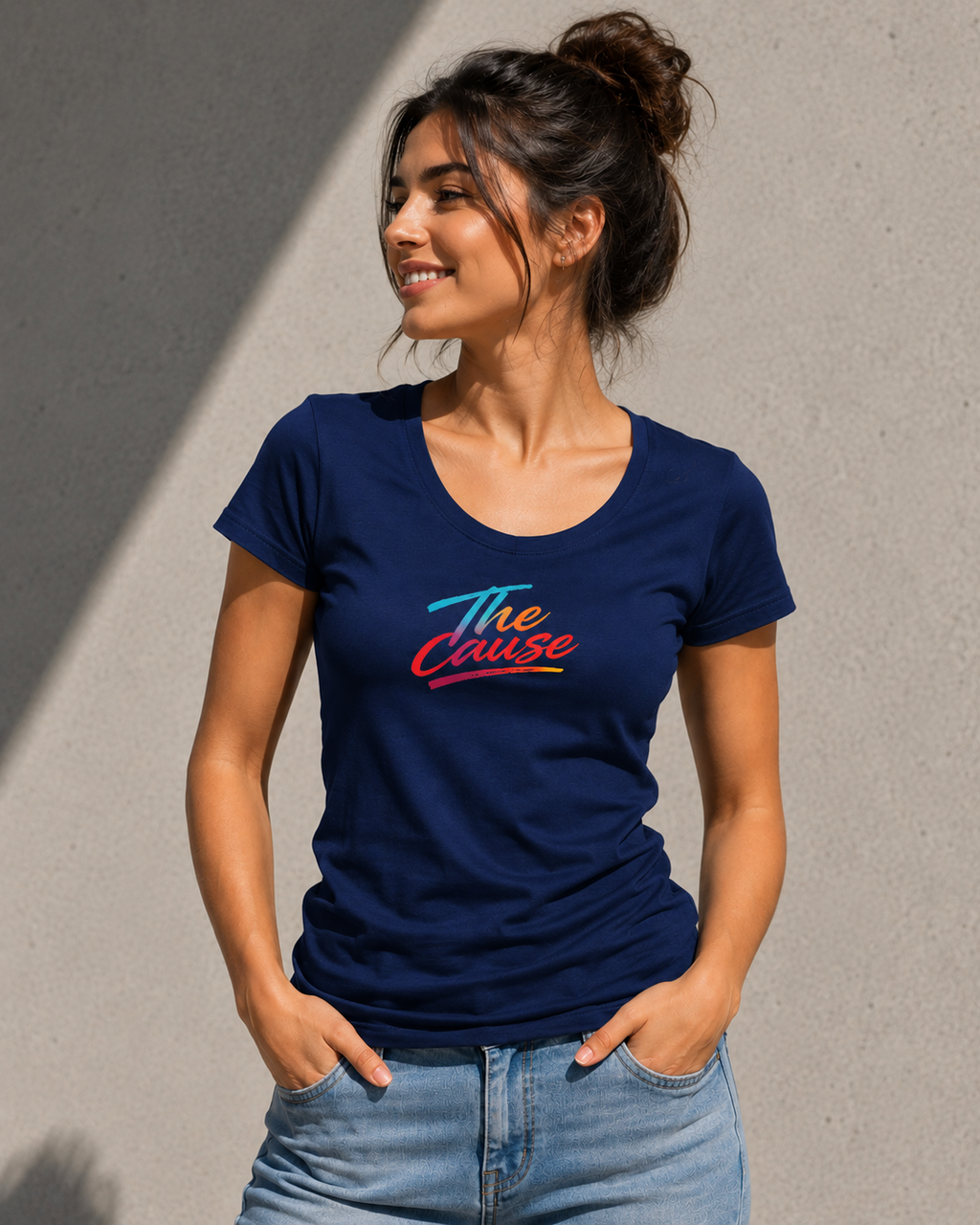 The Cause Script Tee – Women's Fitted