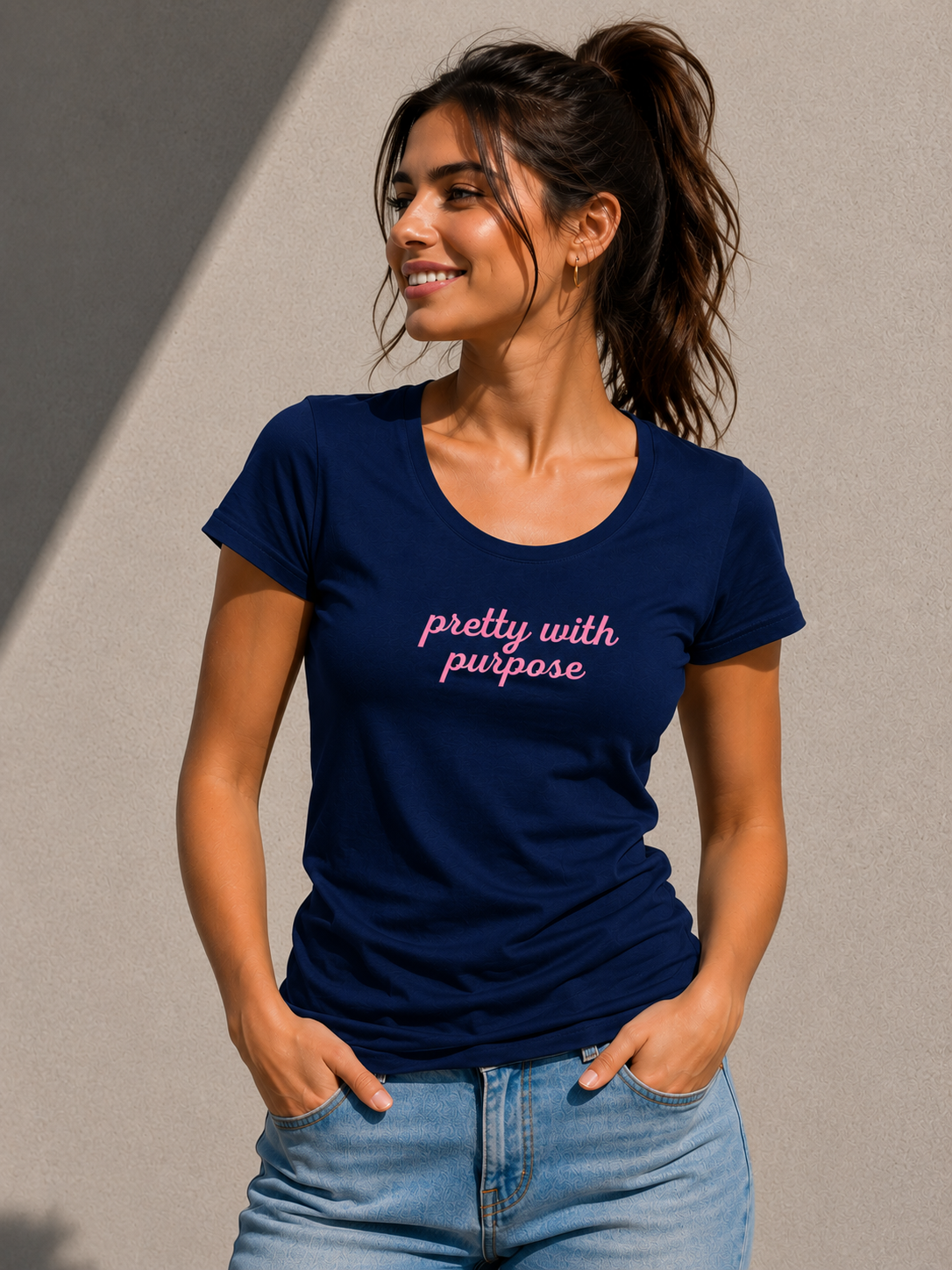 Pretty With Purpose Tee – Women's Fitted 15730623414602