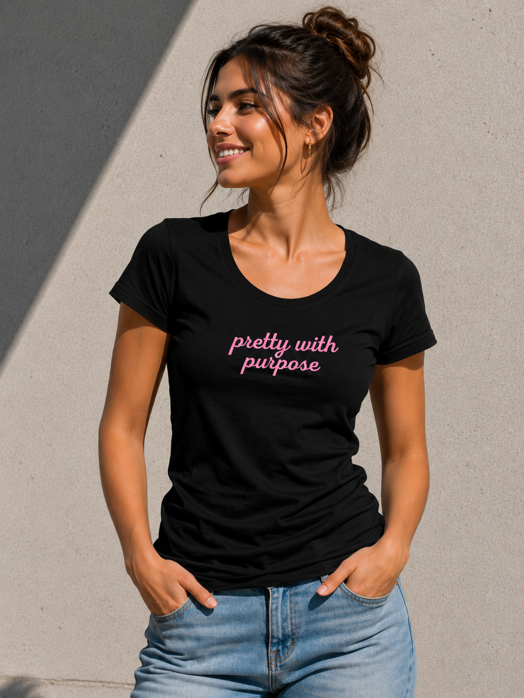 Pretty With Purpose Tee – Women's Fitted 15730623414602