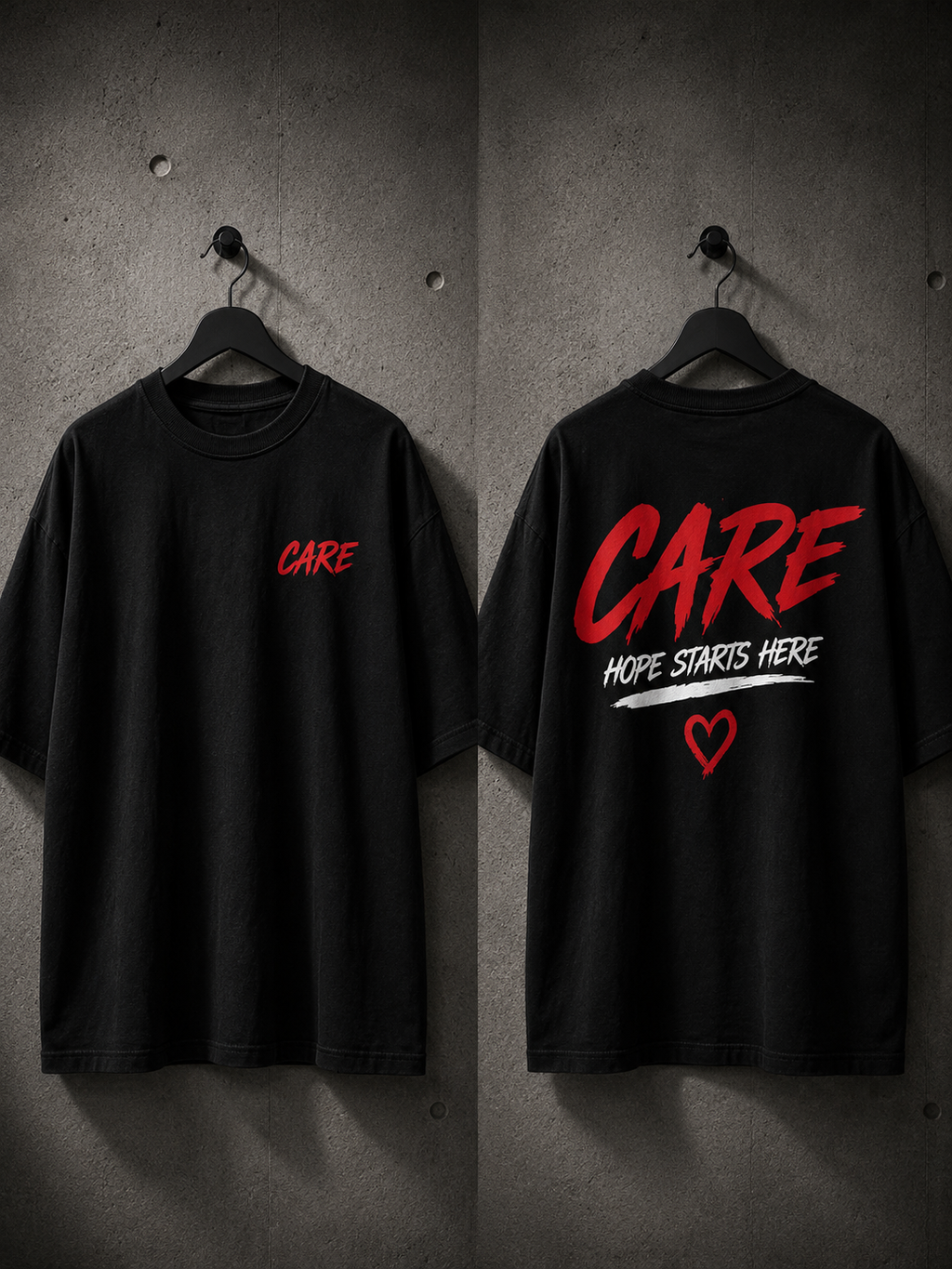 CARE Heavy Cotton Oversized T-Shirt 15641929285962