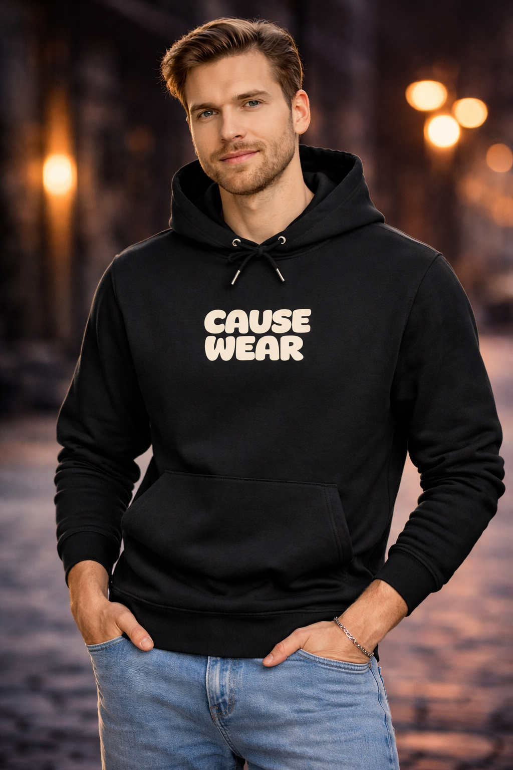 CauseWear Core Hoodie – Black