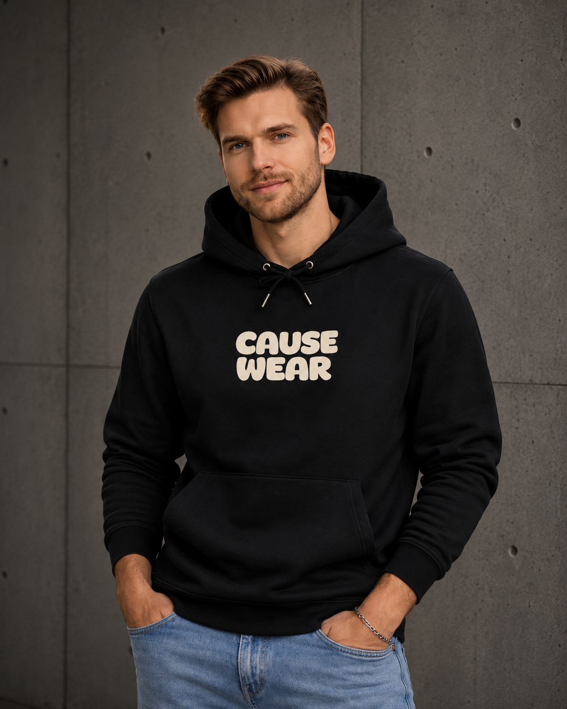 CauseWear Core Hoodie – Black 15638001844554