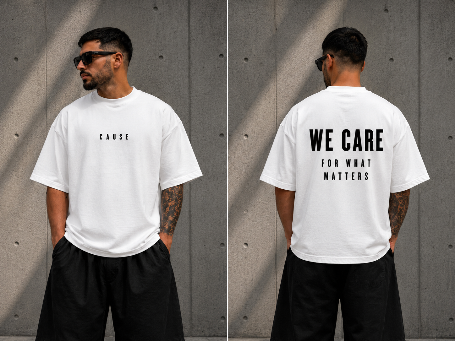 Cause Heavyweight Cotton Oversized T-Shirt 15638903390538