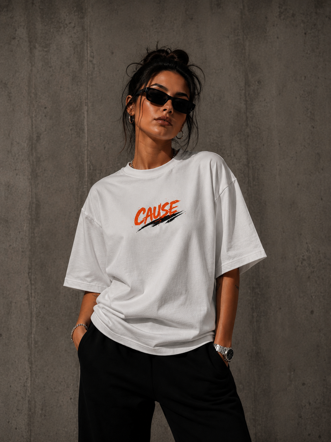 CAUSE Heavy Cotton Oversized T-Shirt