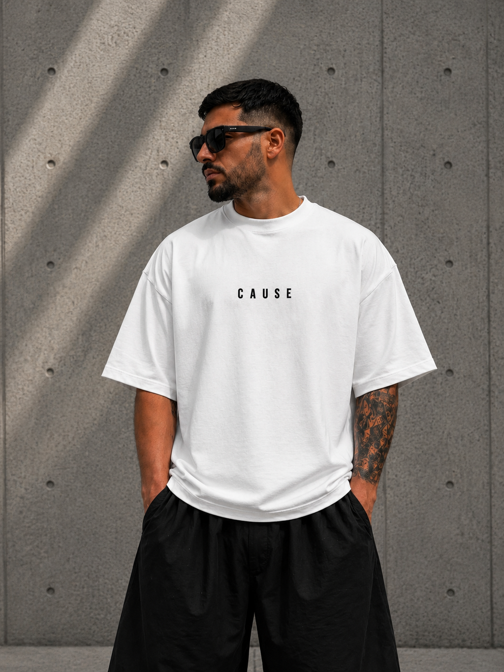Cause Heavyweight Cotton Oversized T-Shirt 15638903390538