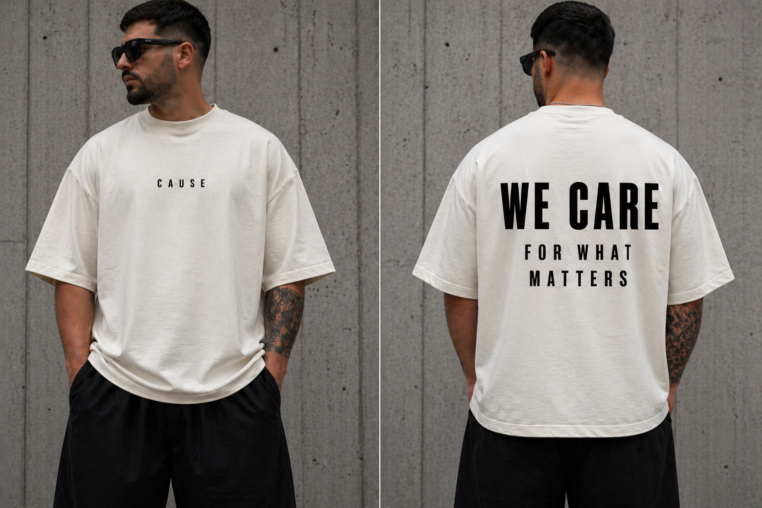 Cause Heavyweight Cotton Oversized T-Shirt