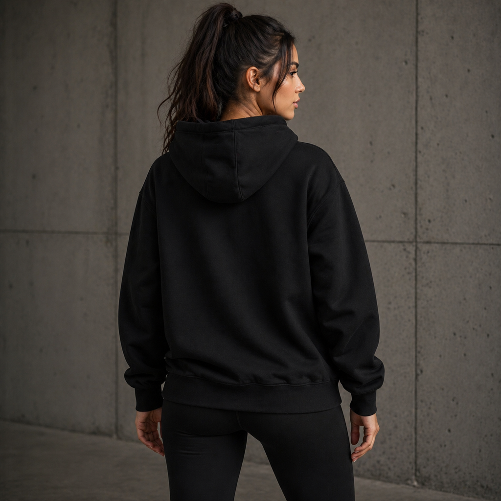 CauseWear Minimal Hoodie – Black