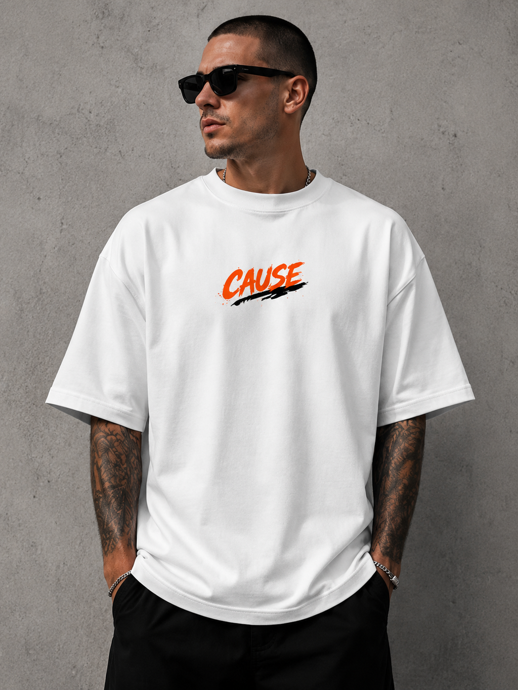 CAUSE Heavy Cotton Oversized T-Shirt